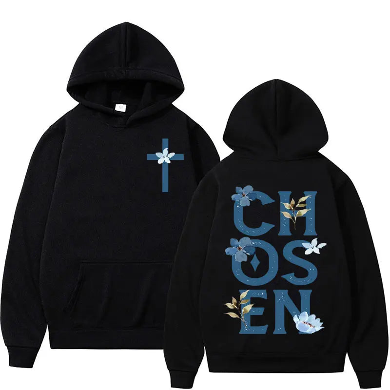 Harajuku Aesthetic Christian Jesus Church Hoodie Bible Verse God Loves Y2K image 19