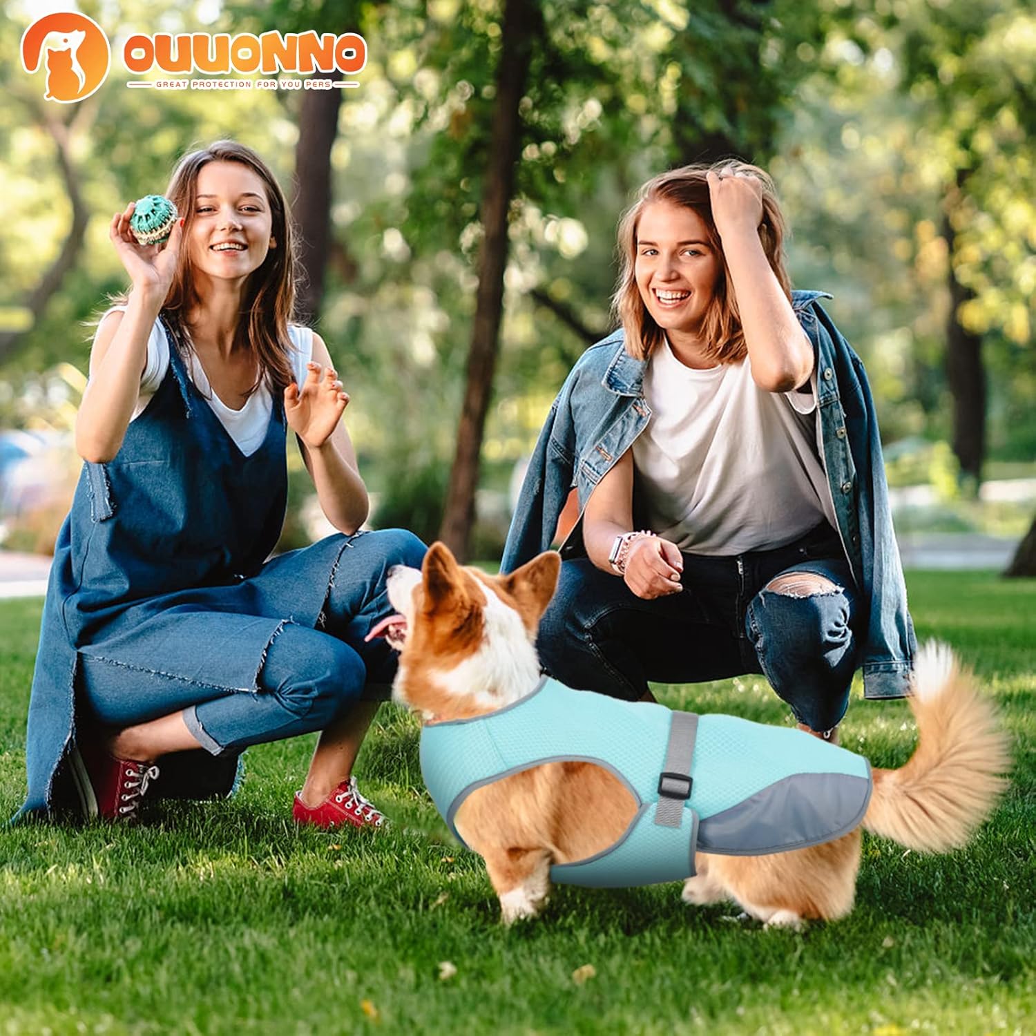 oUUoNNo Dog Cooling Vest,Cooling Vest for Dogs,Cooling Jacket,Pet Cooling Vest image 8