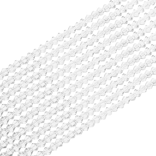 PATIKIL 840 Pcs Lemon Yellow 4mm Faceted Crystal Beads Jewelry Making image 19