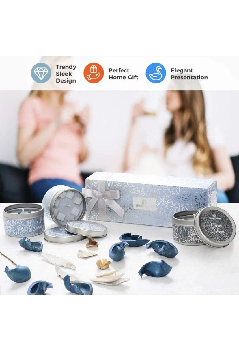 Luxury Scented Candle Gift Set – 2 Box Set – Sweetmist & Dazzledust image 1