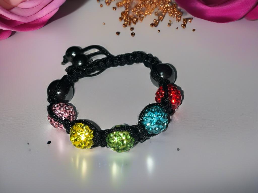 Elegant Shamballa Crystal Beaded Bracelets image 6