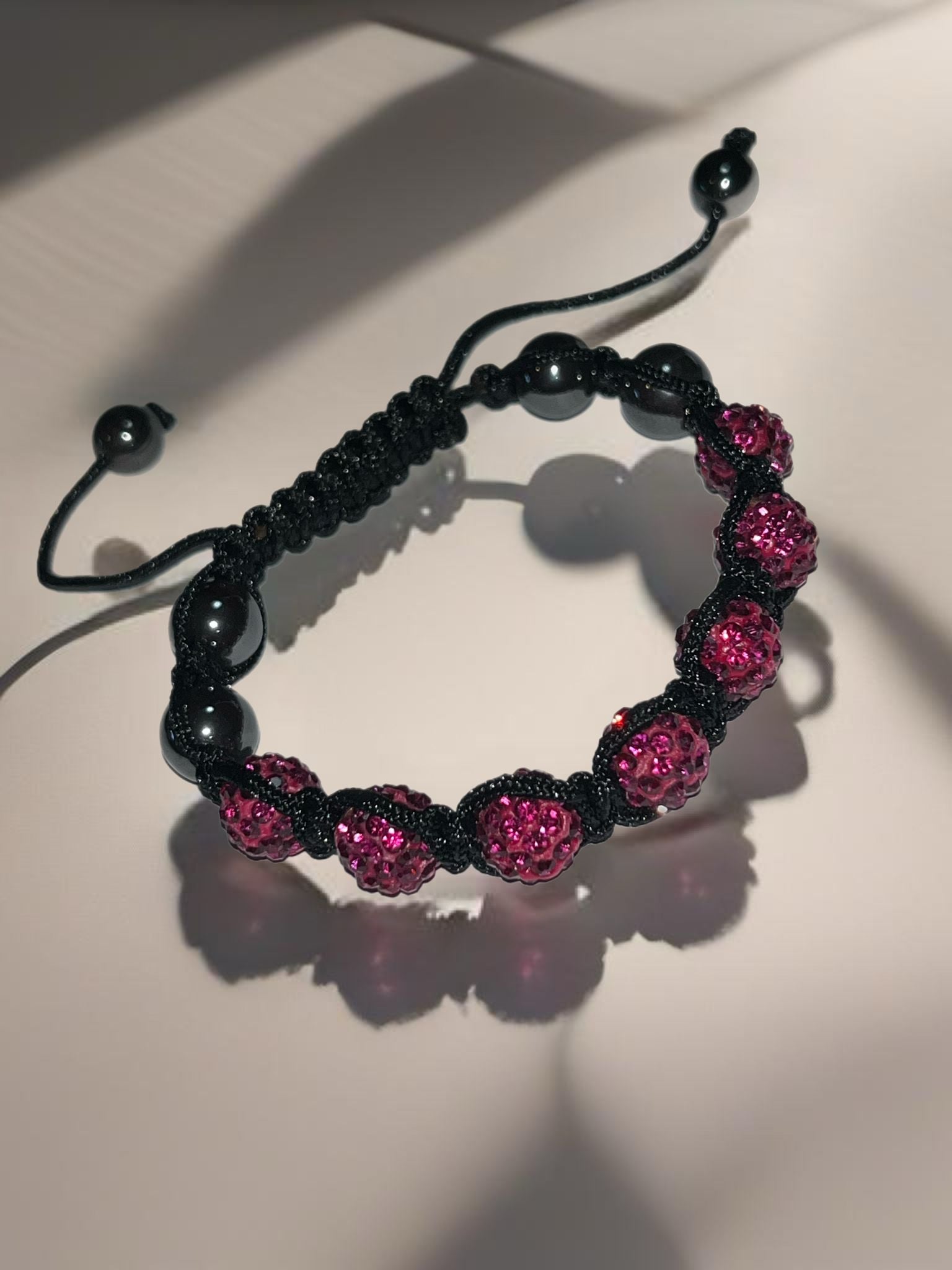 Elegant Shamballa Crystal Beaded Bracelets image 1