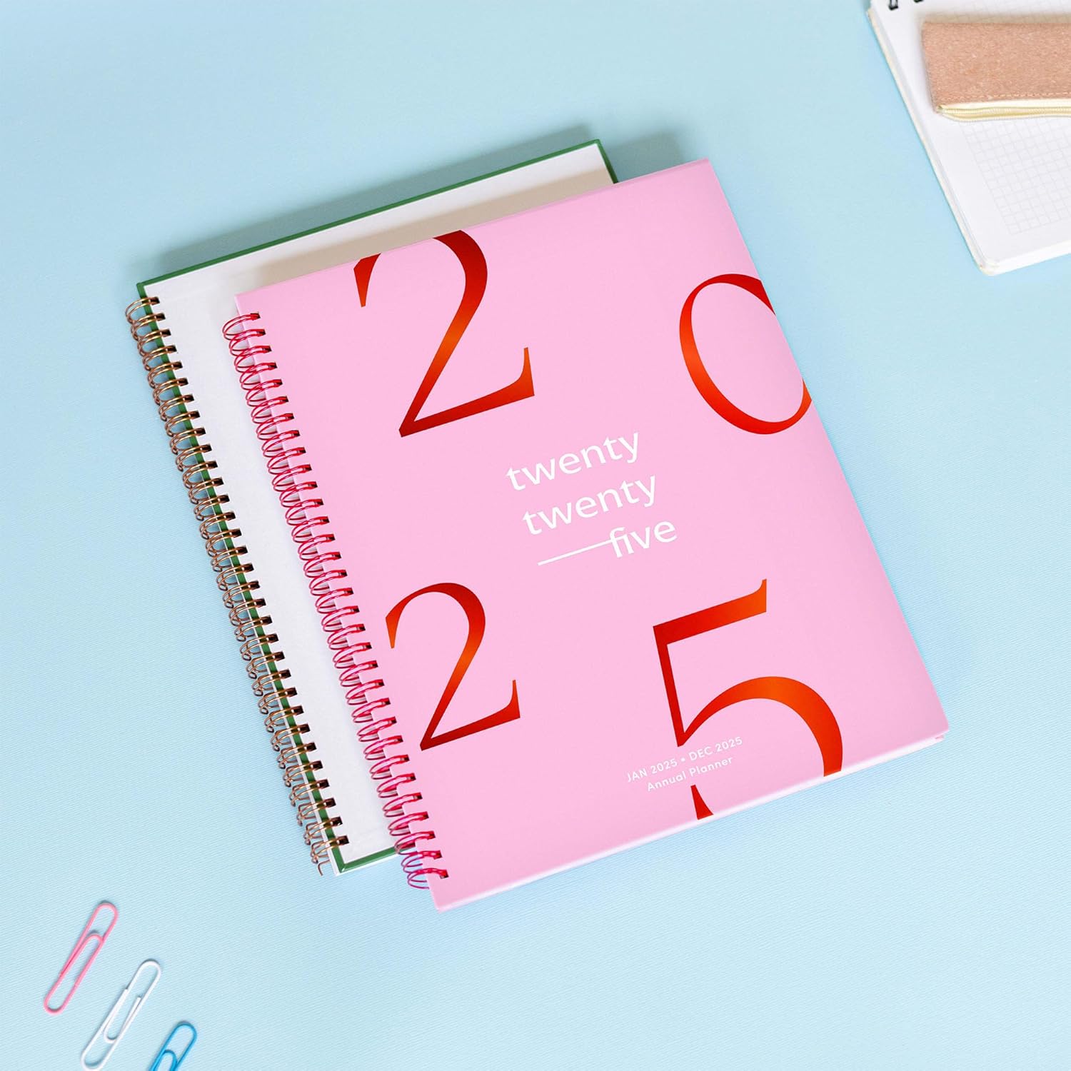 Rileys & Co 2025 Floating Weekly Planner - Annual Weekly & Monthly Agenda Planne image 1