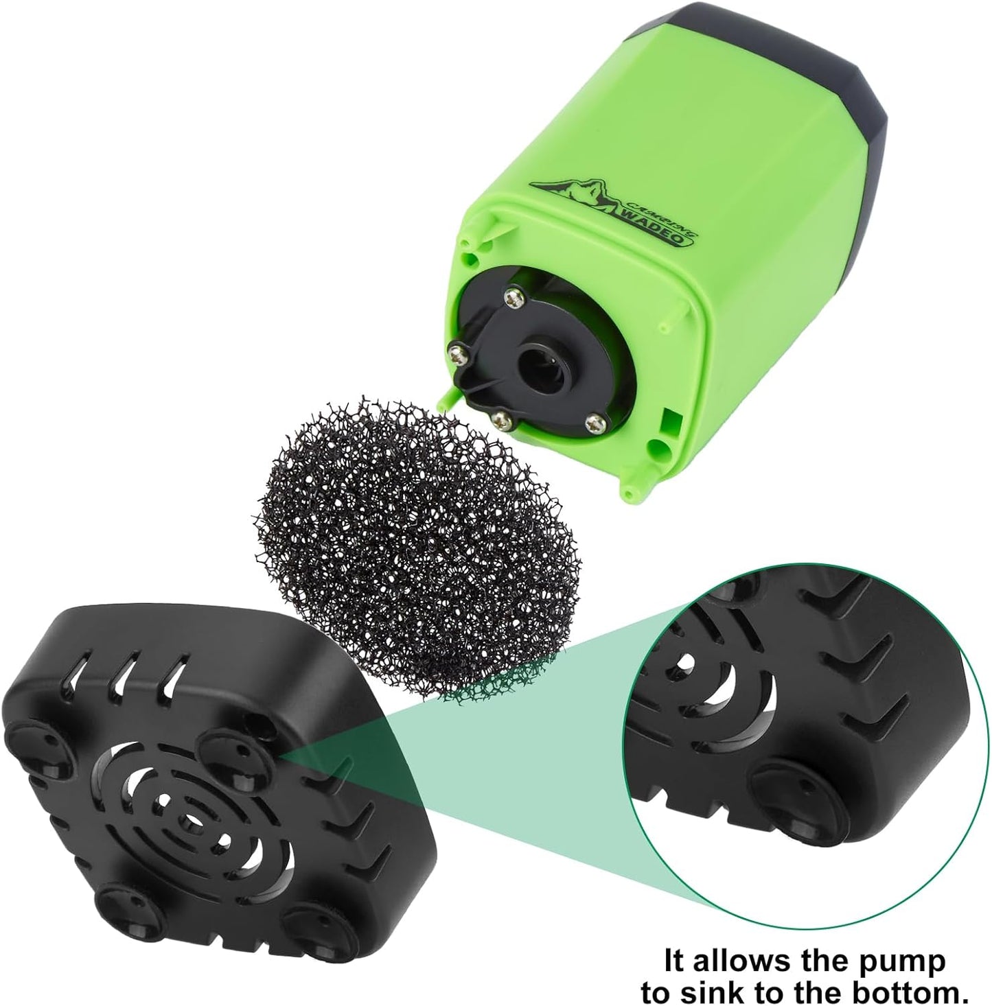 WADEO Upgraded Portable Shower, Camping Shower with Rechargeable 6000mAh Battery image 7