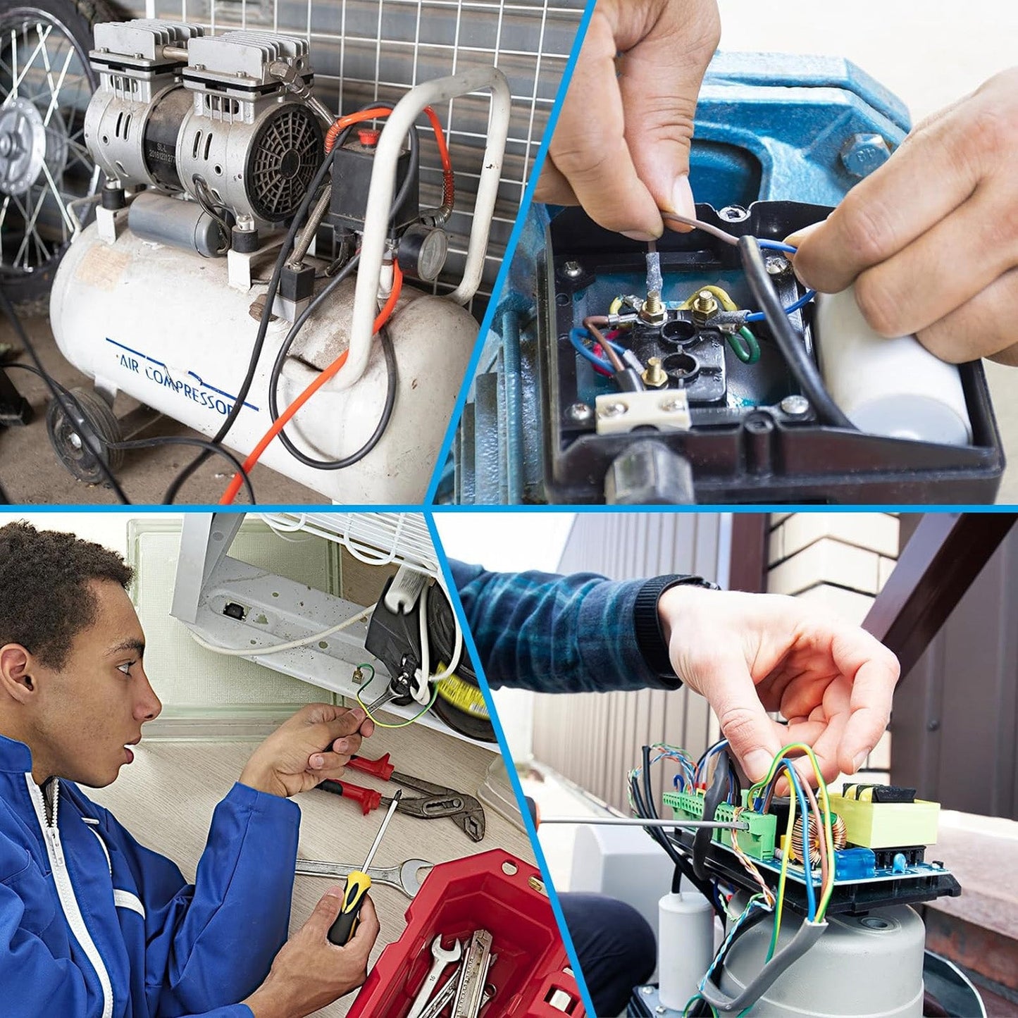 Premium 15uF CBB60 Run Capacitor 450V AC for Motor Start Appliances image 3