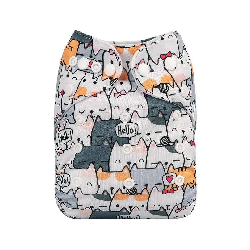 U Pick ALVABABY Reusable Cloth Diaper Washable Cloth Nappy for Unisex With 1pc image 18