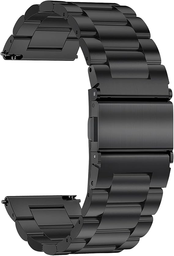 iBazal 22mm Watch Strap Metal Wrist Bands Steel Compatible with Samsung Galaxy image 1