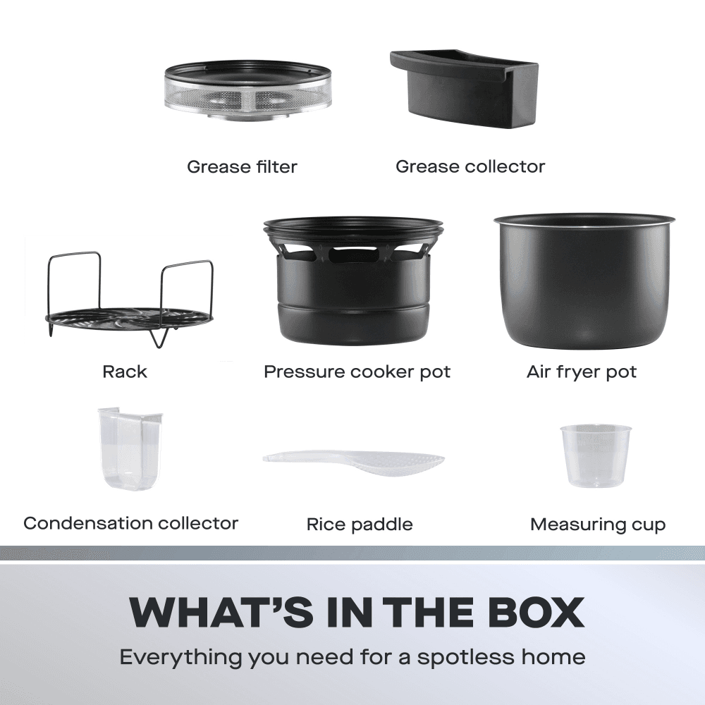 Daewoo  6L 2-in-1 Air Fryer Pressure Cooker image 6