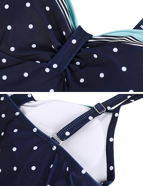 Aottori Tankini Sets for Women UK Ladies Printed Tankinis Swimwear with Shorts image 10