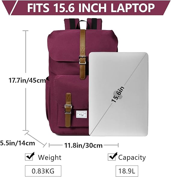 Kasgo Laptop Backpack for Women image 1