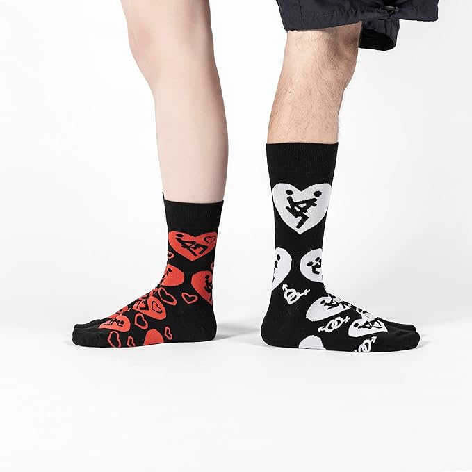 BISOUSOX Couple Socks Unisex Novelty image 5