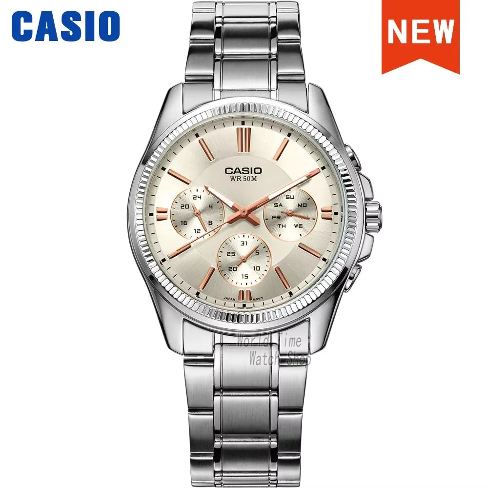Casio Watch Wrist Watch Men Top Brand Luxury Set Quartz Watche 50m Waterproof image 15