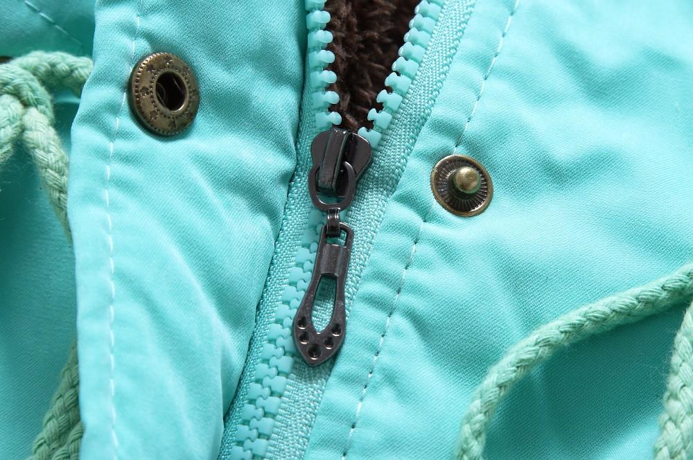 Hooded Medium-Long Casual Parka image 18