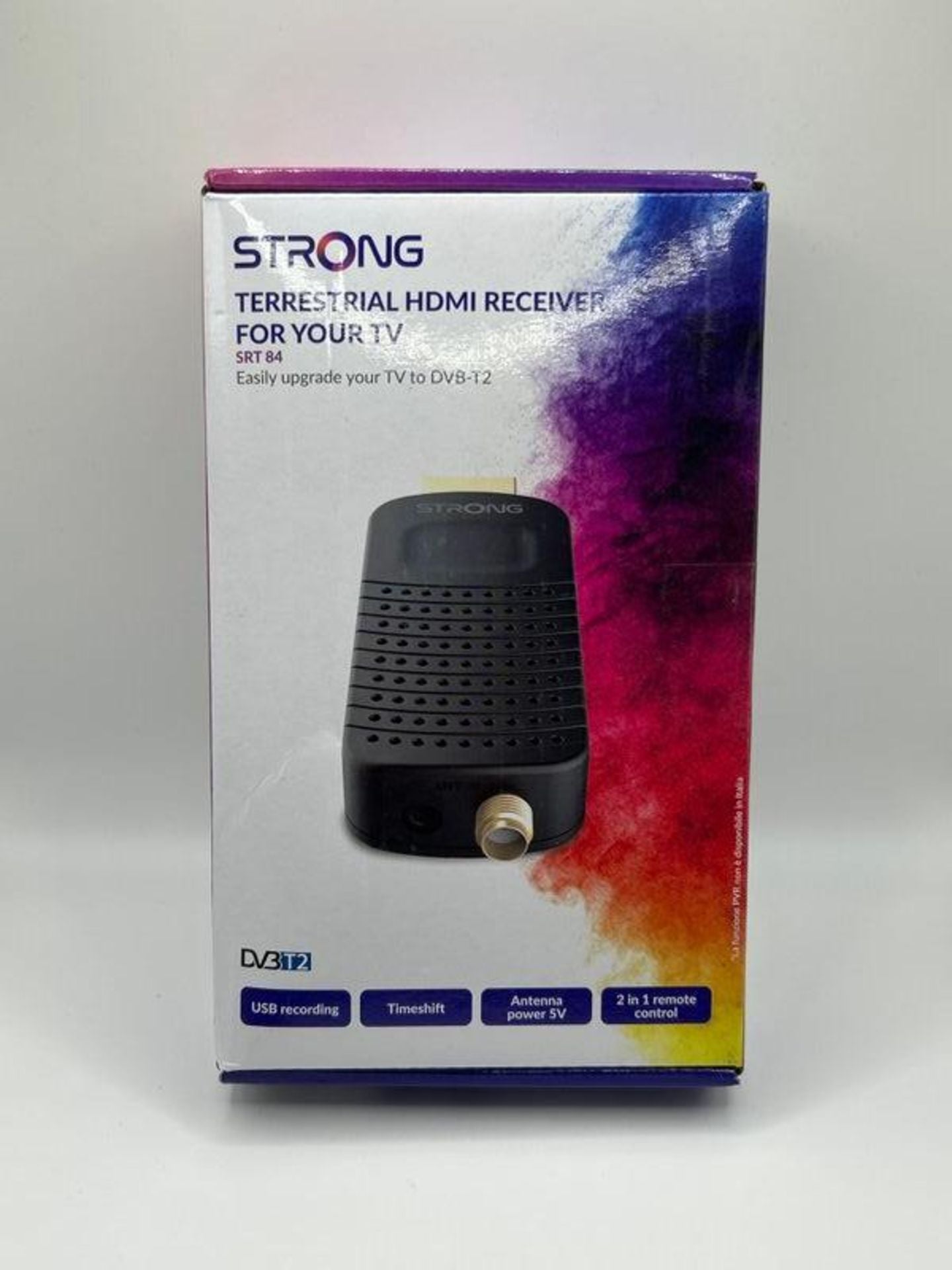 STRONG HDMI Receiver DVB-T2 Decoder SRT84 – Recorder Function, HEVC265 & Dolby 2 image 0