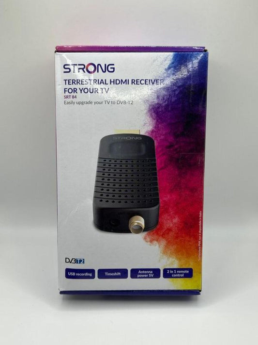STRONG HDMI Receiver DVB-T2 Decoder SRT84 – Recorder Function, HEVC265 & Dolby 2 image 0