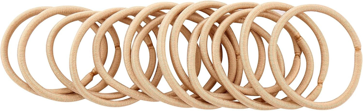 SET of 18 PCS School Elastics+Clips 12 PCS Hair Elastics bands+6 PCS Hair Snap image 2