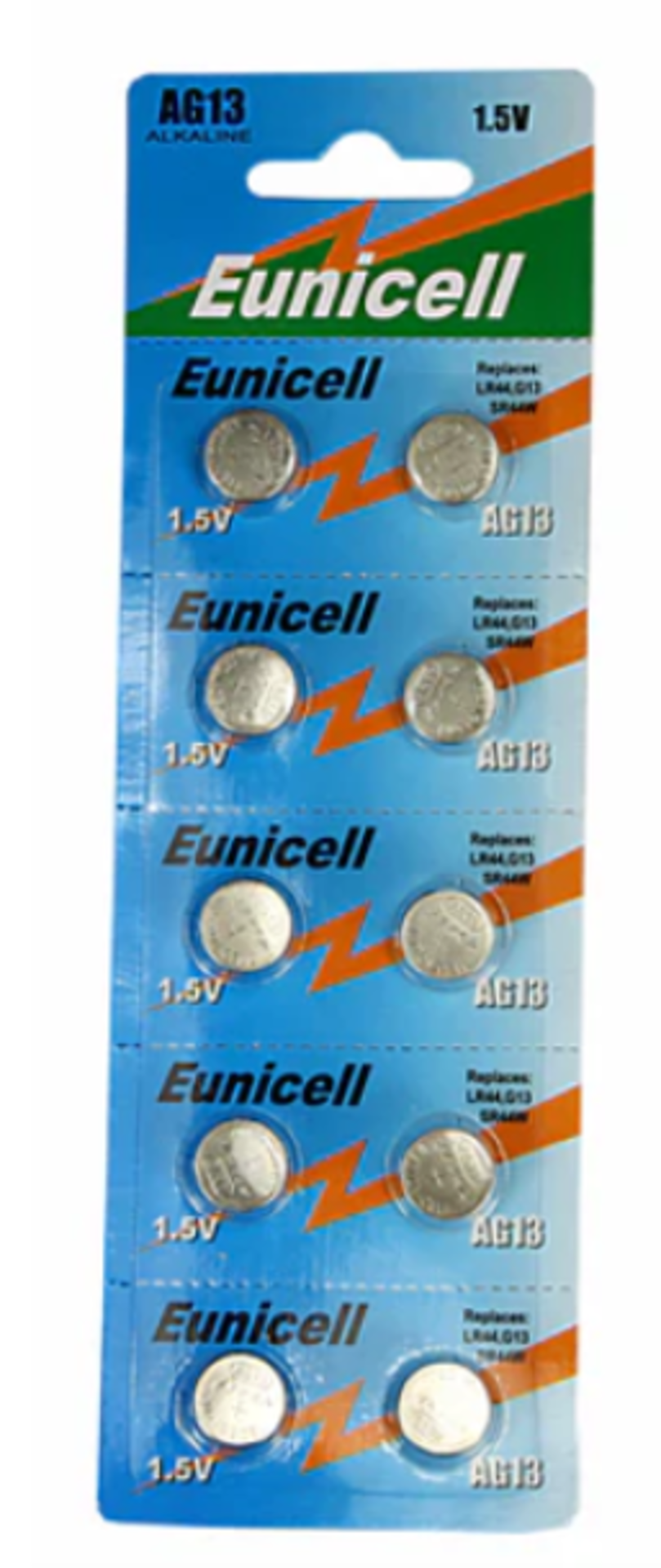 10x Eunicell Battery/Cell - CR2032, CR2025, CR2430, CR1220, AG1, AG3, AG11, AG13 image 1