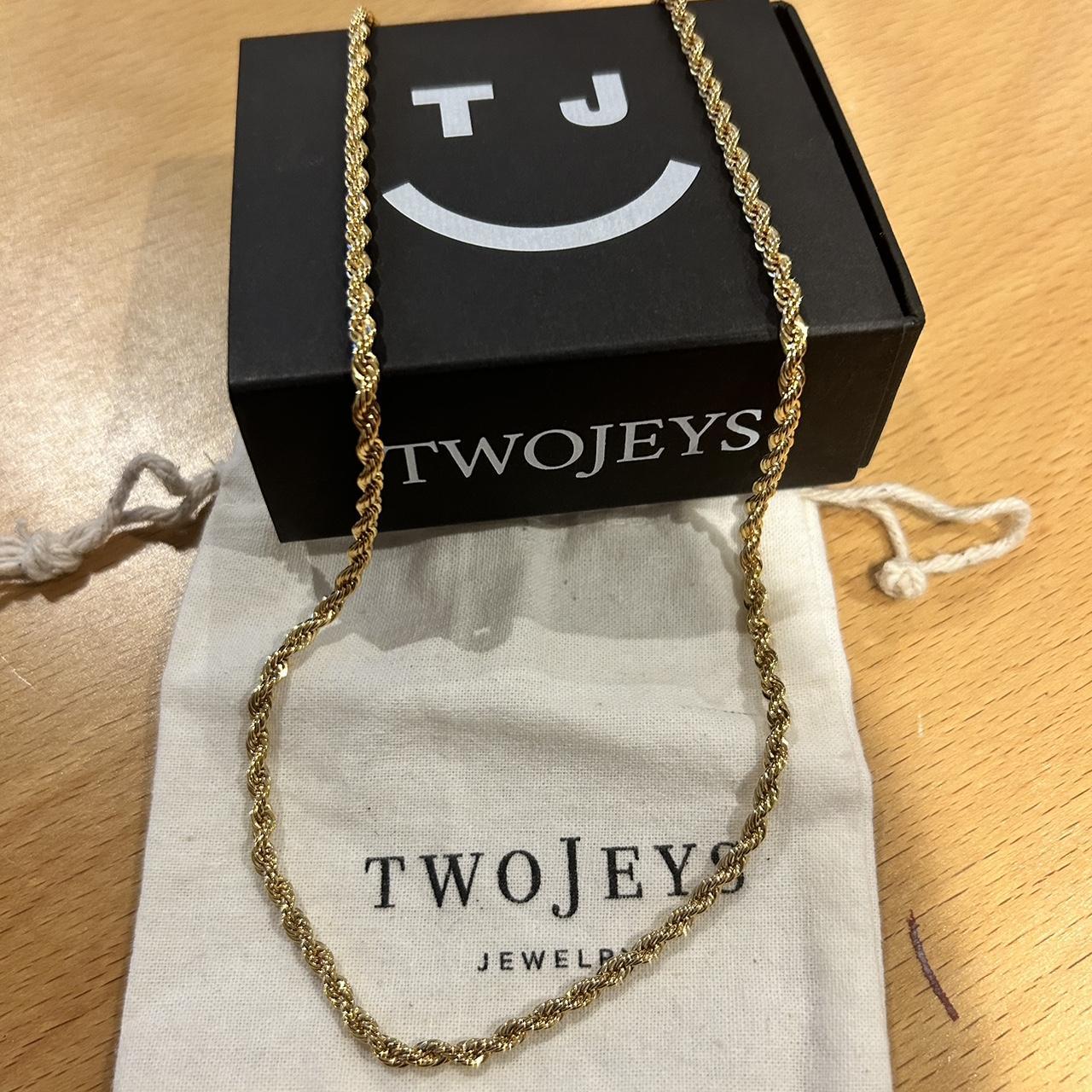 Twojeys Gold Rope Chain Necklace - Brand New, Never Worn, Stylish Jewelry image 4