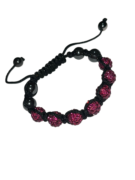 Elegant Shamballa Crystal Beaded Bracelets image 0