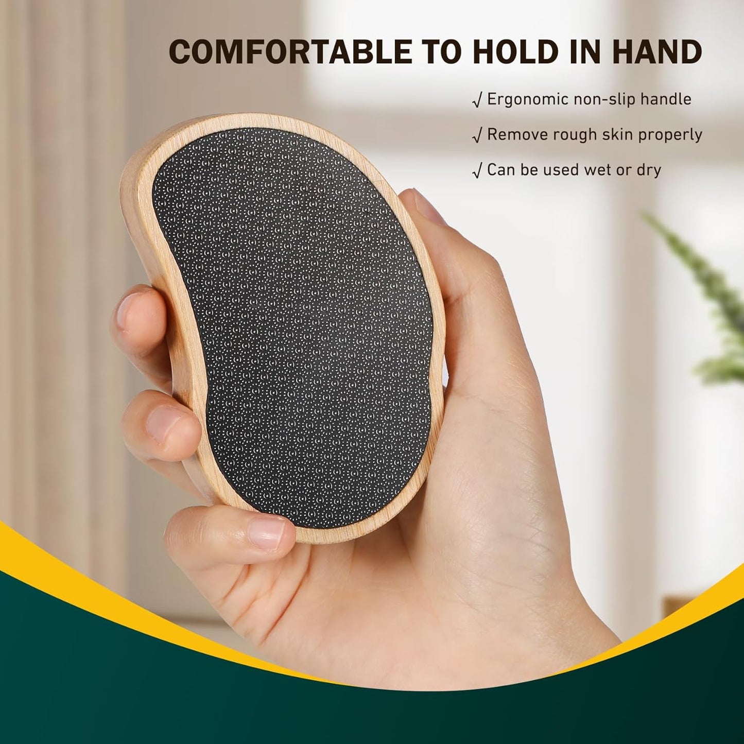 FVION Nano Glass Foot File: Ultimate Gentle Callus Remover for Soft Feet image 0