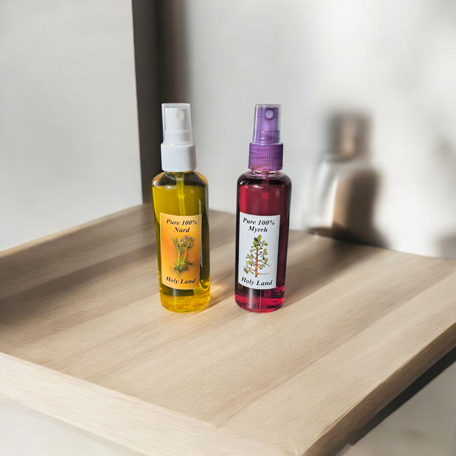 Holy Land 100% Pure Nard & Myrrh Anointing Oil – Sacred Aromatic Spray (100ml) image 0