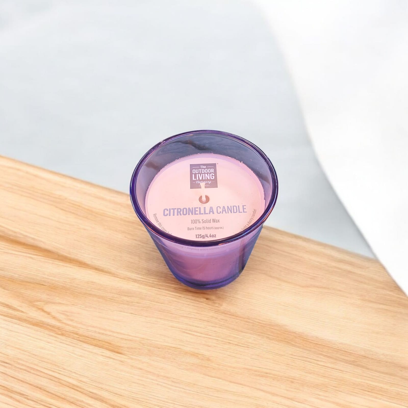 Citronella Candles Outdoor – 2/4 Pack Insect Repellent Candles in Colored Glass image 4