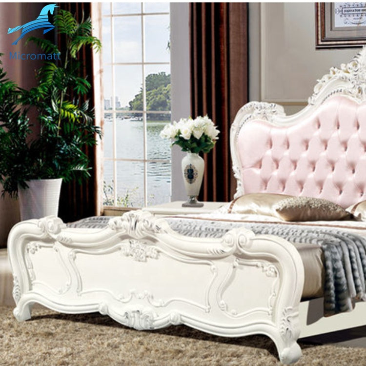 Wood Bedroom Set Furniture Room Double King Size Modern Bed Frame image 4