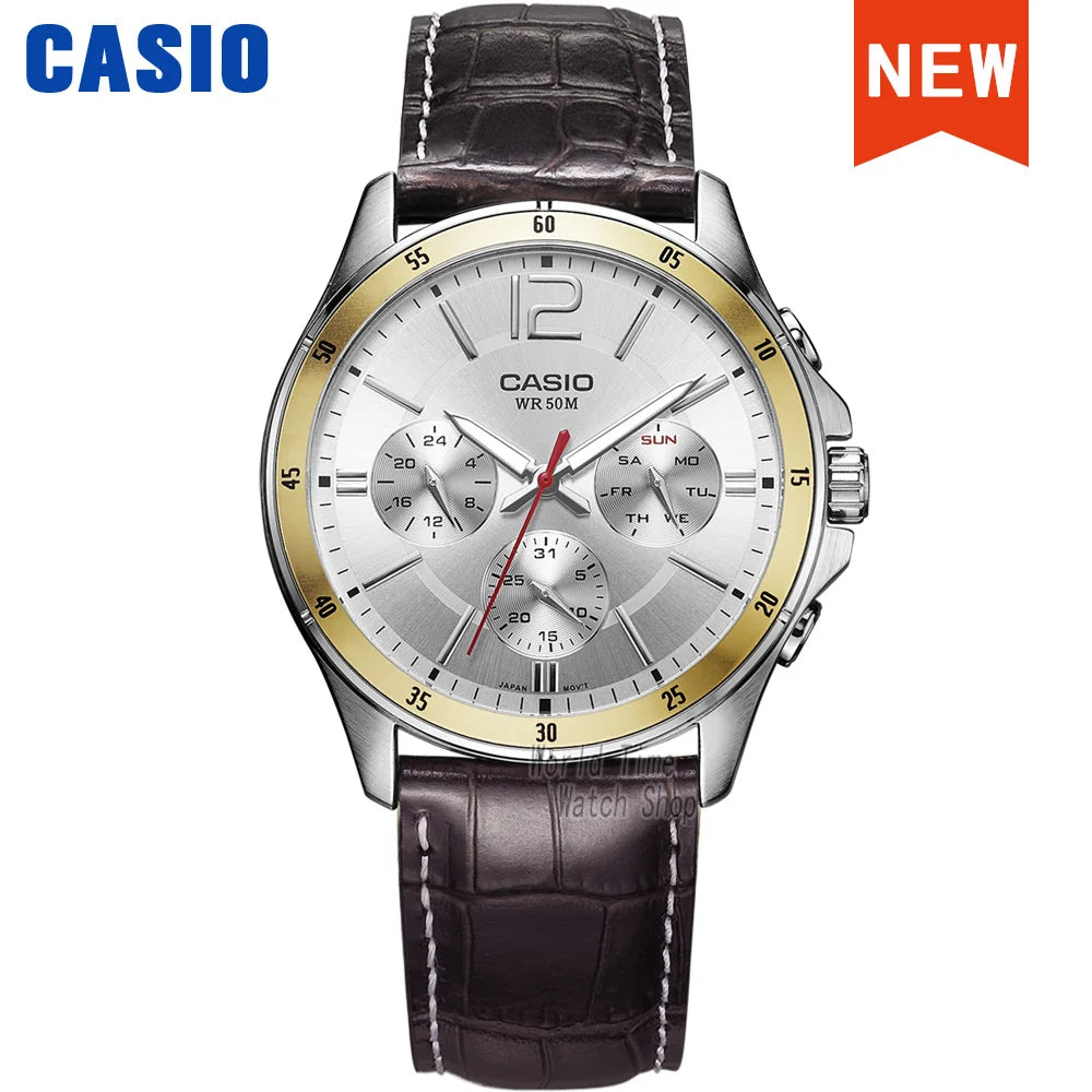 Casio Watch Wrist Watch Men Top Brand Luxury Set Quartz Watche 50m Waterproof image 8