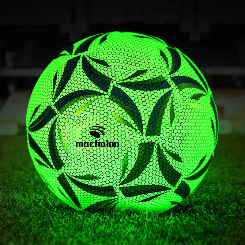 Glow in Dark Soccer BALL Custom Machine Sewn Practice Ball Soccer Ball  Size  5 image 0