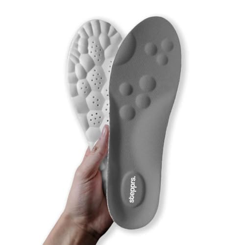 Stepprs 4D Memory Foam Thermal Insoles: Arch Support for All-Day Foot Comfort image 6