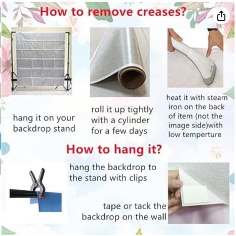 LTDKAEN Halloween Witch Spooky Party Backdrop Full Moon Cauldron Graveyard image 4