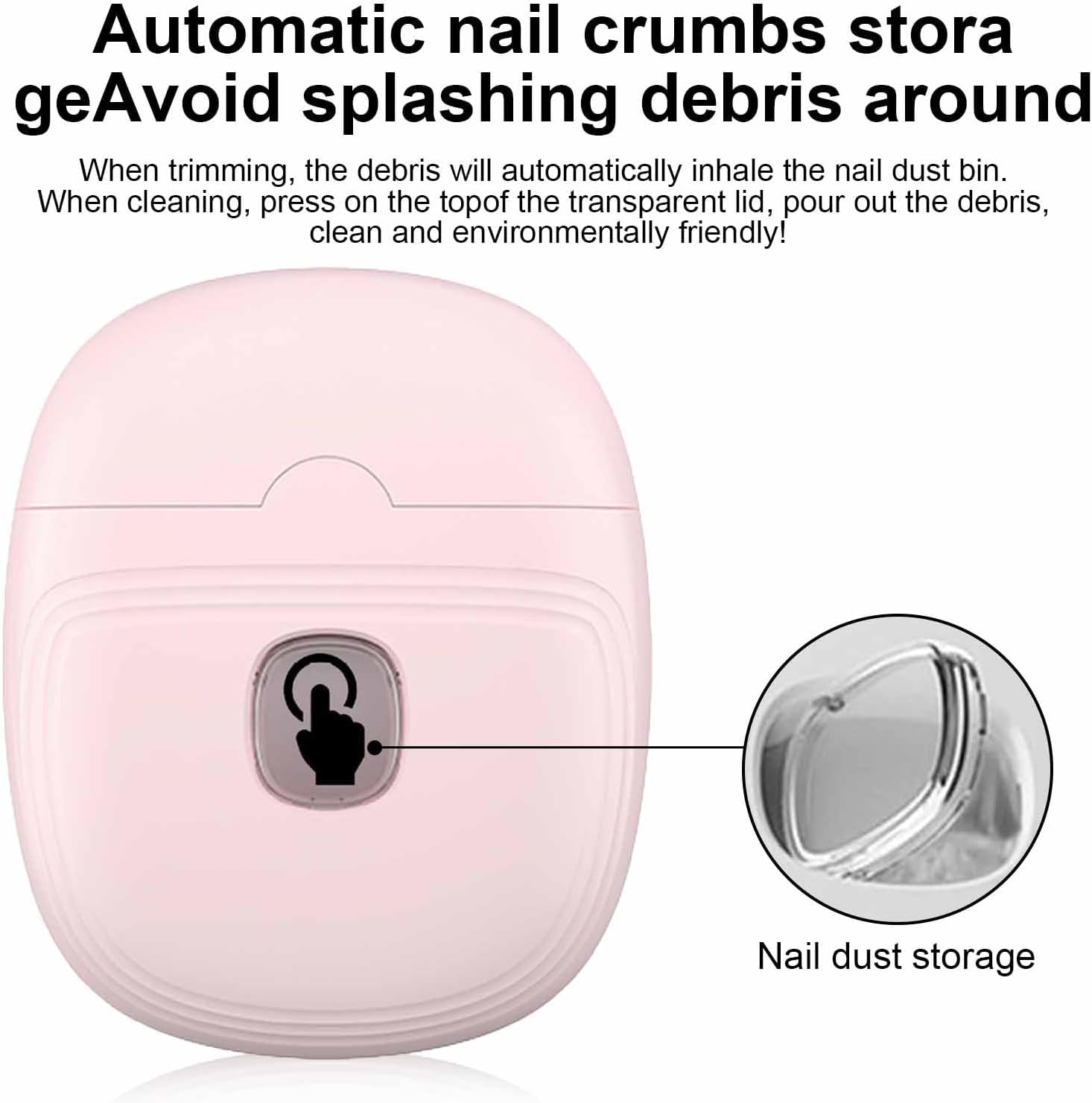 Guegine DUAL-Speed Electric Nail Clipper – Trimmer & Polisher with LED & USB-C C image 1