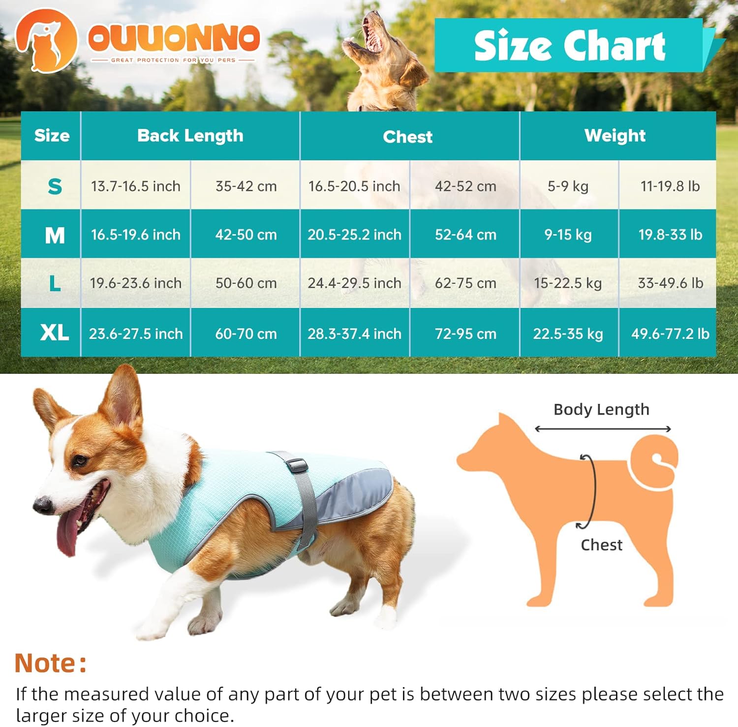 oUUoNNo Dog Cooling Vest,Cooling Vest for Dogs,Cooling Jacket,Pet Cooling Vest image 2