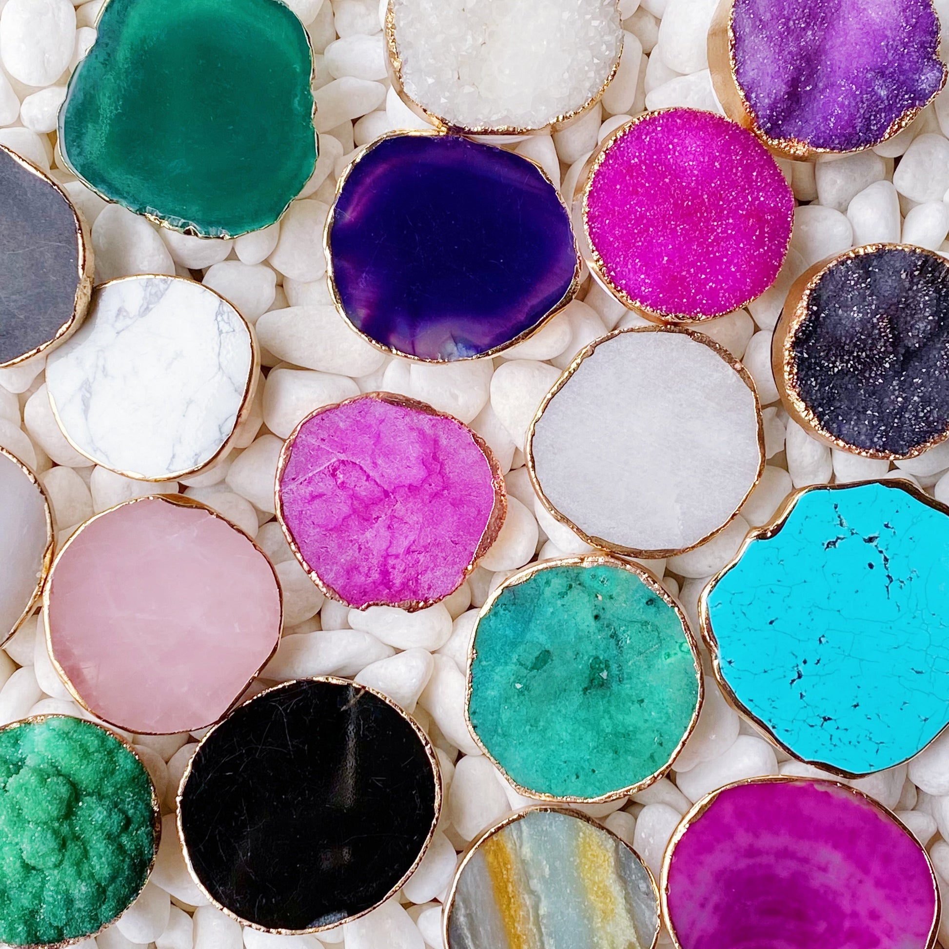 Golden Edge Natural Stone Device Grip image 1