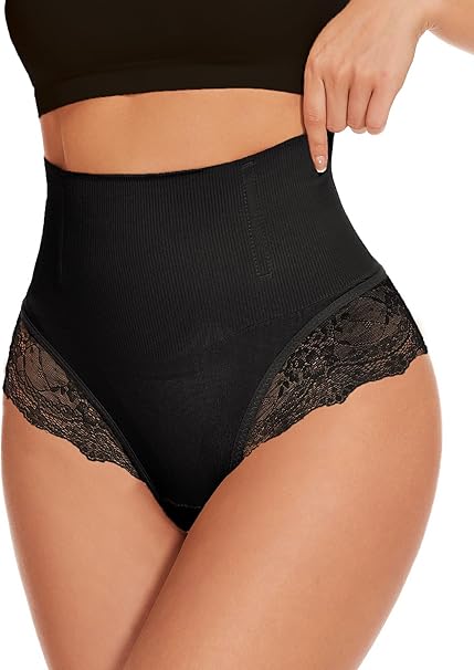 SURE YOU LIKE Women Mid Waisted Shapewear Thong Tummy image 0