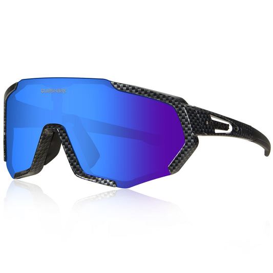 QE48 Performance Polarized Cycling Sunglasses with 5 Interchangeable UV400 Lens image 11