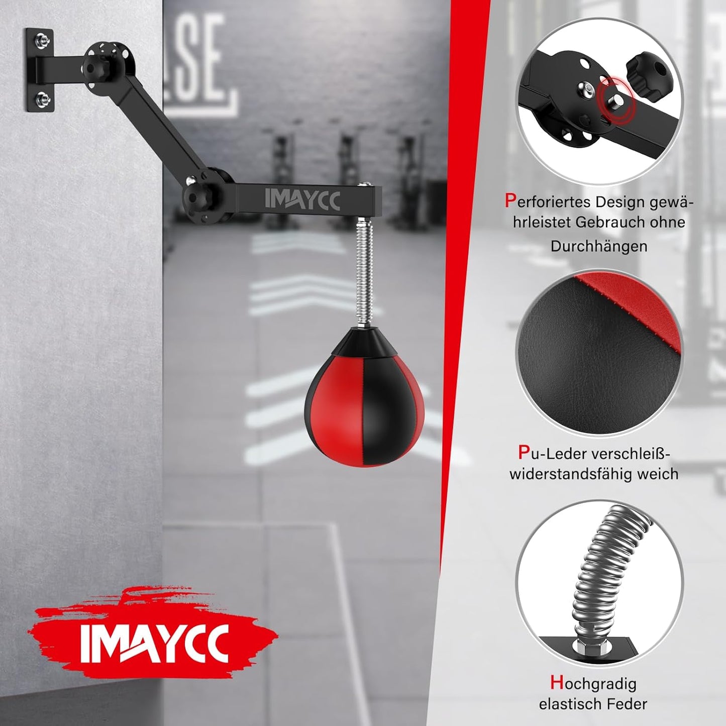 IMAYCC Speed Bag Boxing ,No Bracket image 2