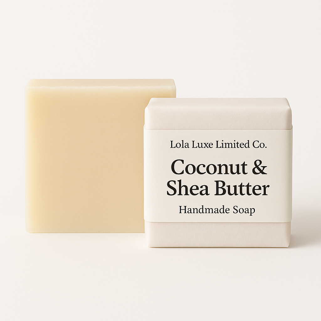 Nourishing Coconut & Shea Butter Handmade Soap image 0