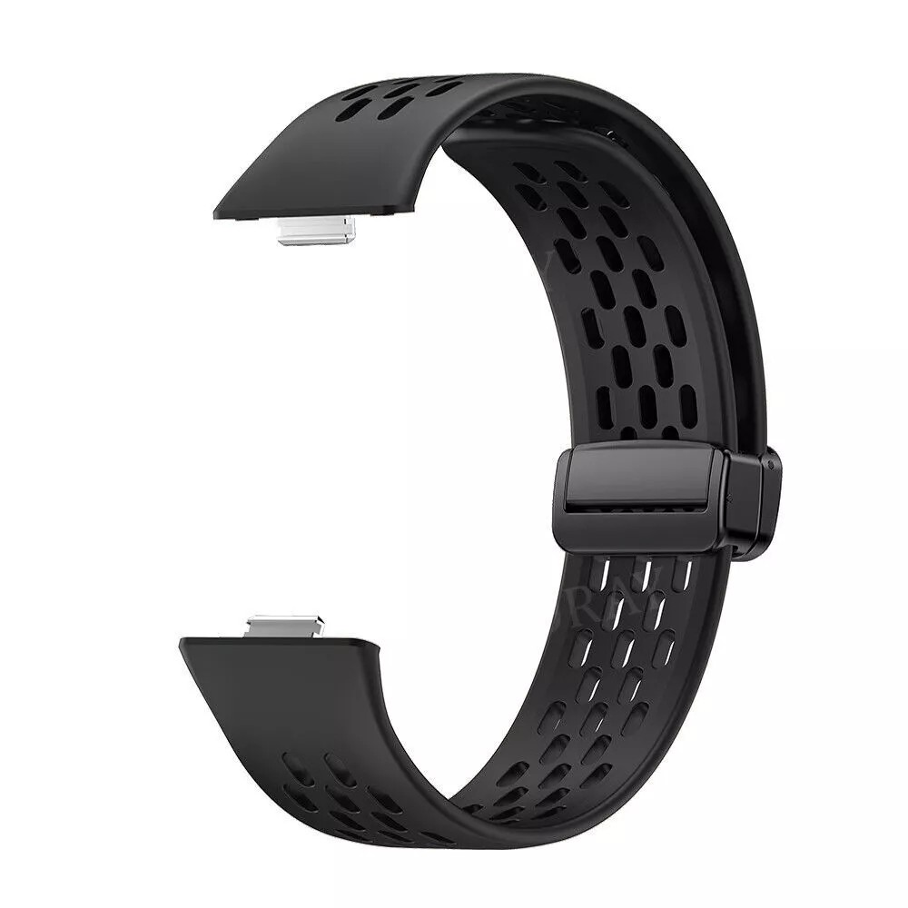 Huawei Watch Fit 3 Magnetic Silicone Sports Band Replacement Wristband Strap image 2