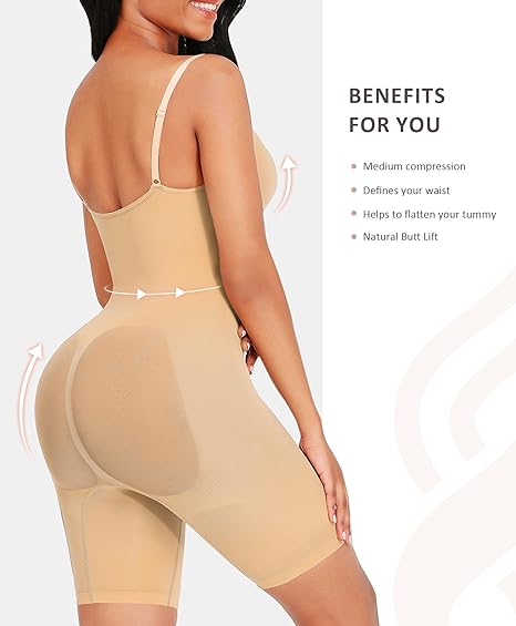 FeelinGirl Comfortable Shapewear for Women Tummy Control Body Shaper Full Body image 5