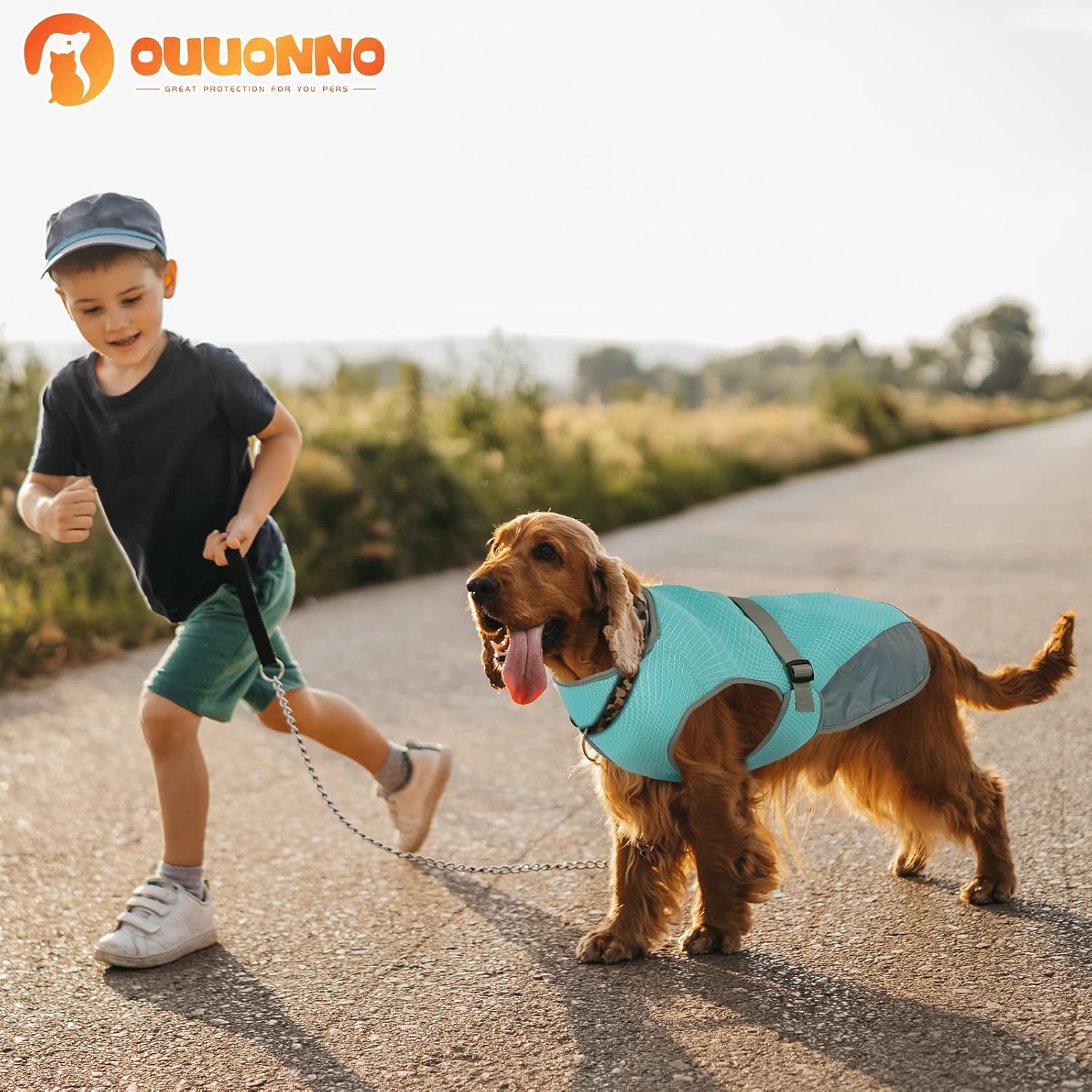 oUUoNNo Dog Cooling Vest,Cooling Vest for Dogs,Cooling Jacket,Pet Cooling Vest image 5