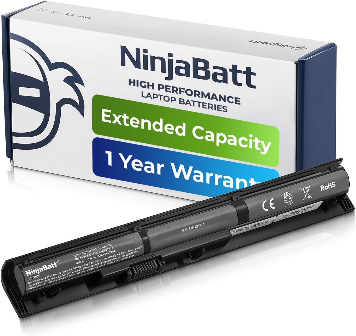 NinjaBatt Battery for HP V104 756743-001 VI04 ProBook image 5