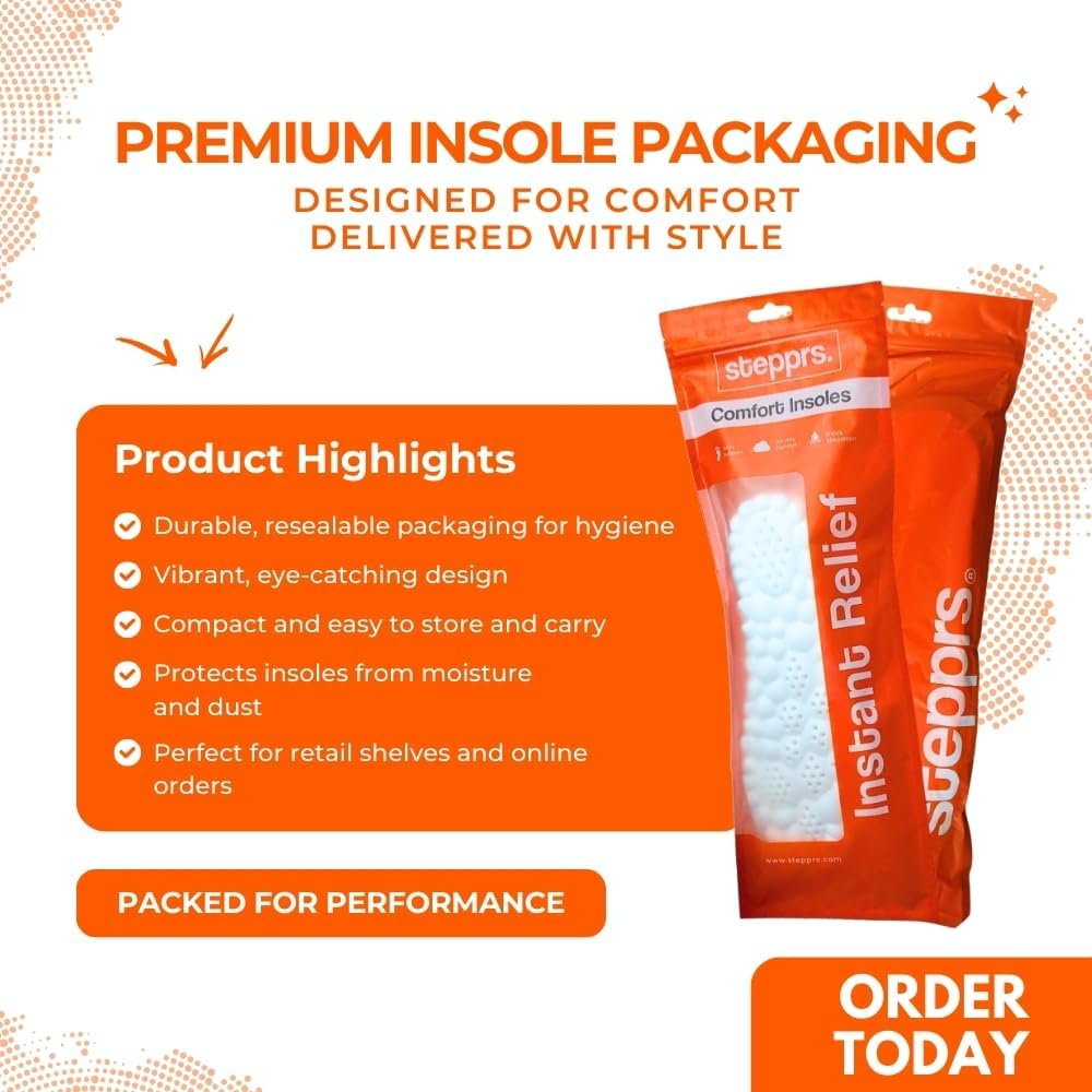 Stepprs 4D Memory Foam Thermal Insoles: Arch Support for All-Day Foot Comfort image 4