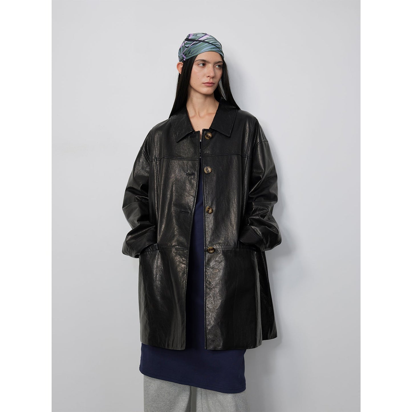 Notting Hill Diary Limited Edition Waxed Goat Leather/Retro Casual Lapel image 11