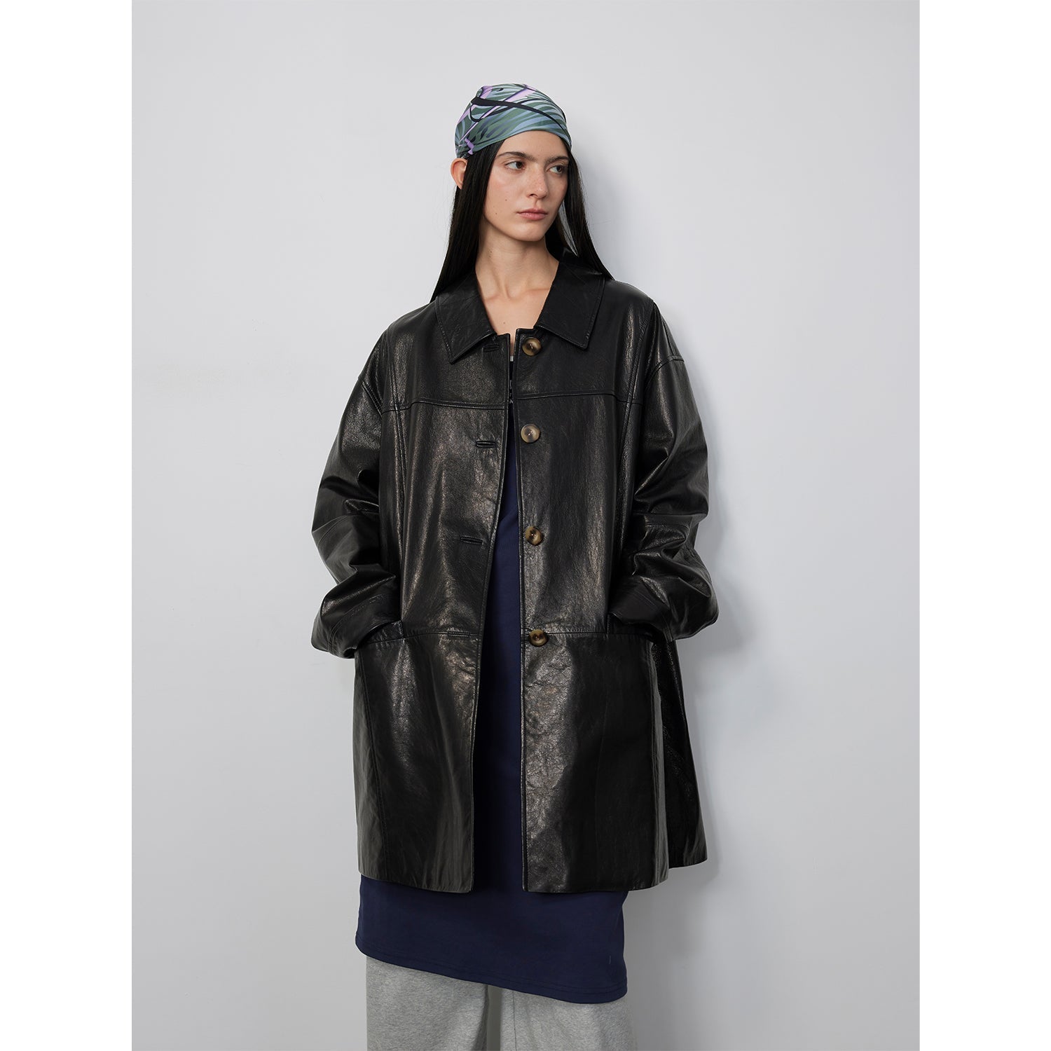 Notting Hill Diary Limited Edition Waxed Goat Leather/Retro Casual Lapel image 11