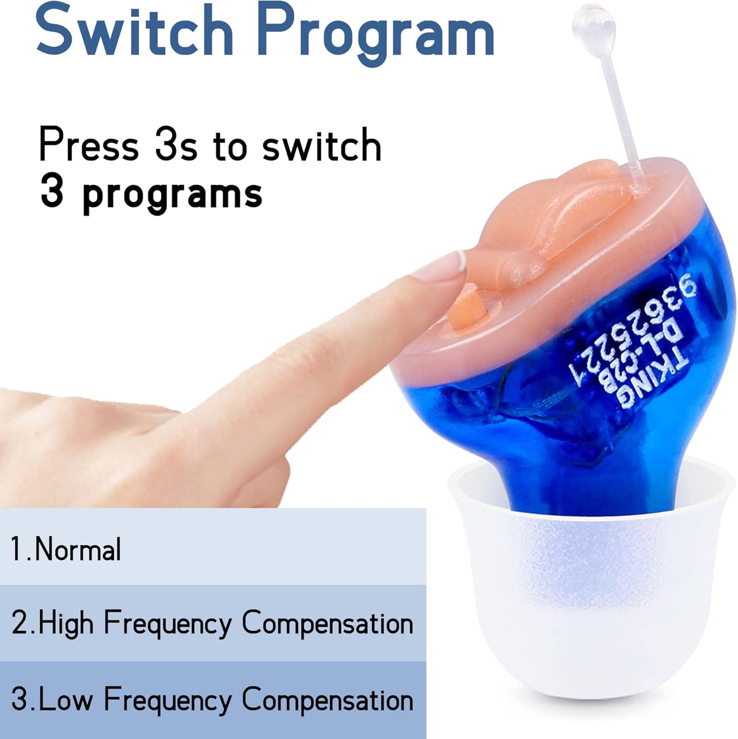 TKING-Audio Amplifier, Voice Enhancement for Left Ear image 2
