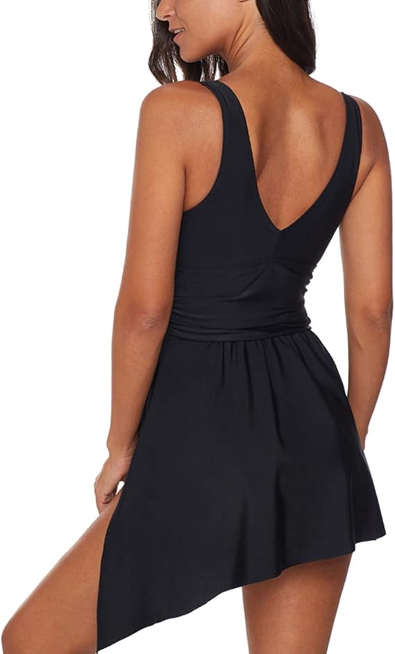 Jywmsc Women One Piece Swimwear V Neck Floral Printed Padded Swimming Costume image 6