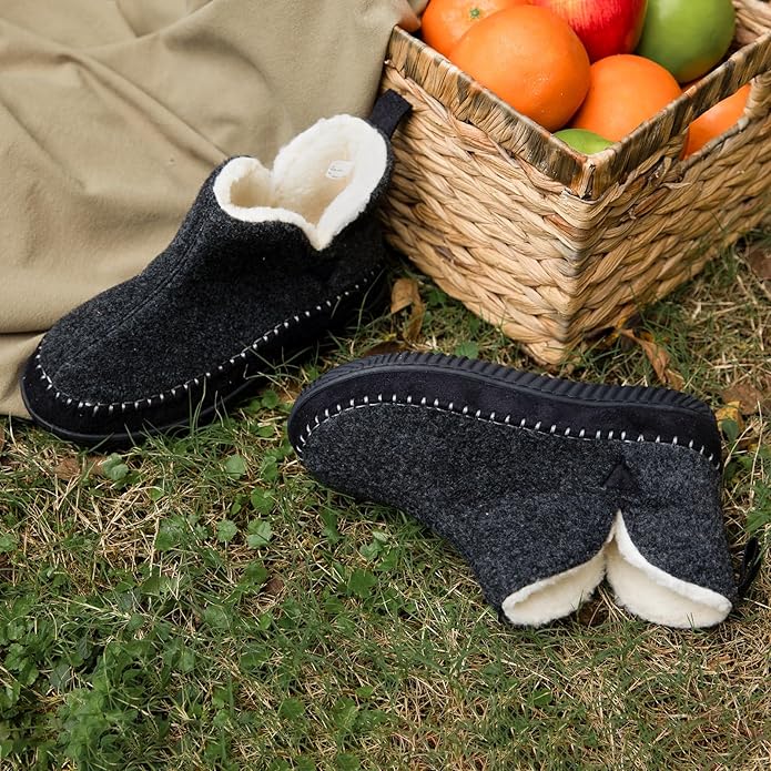 Zizor Women's Moccasin Bootie Slippers with Cosy Memory Foam, Ladies-UK 6 image 2