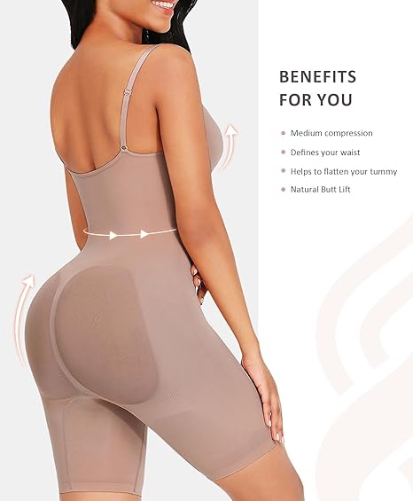 FeelinGirl Comfortable Shapewear for Women Tummy Control Body Shaper Full Body image 6