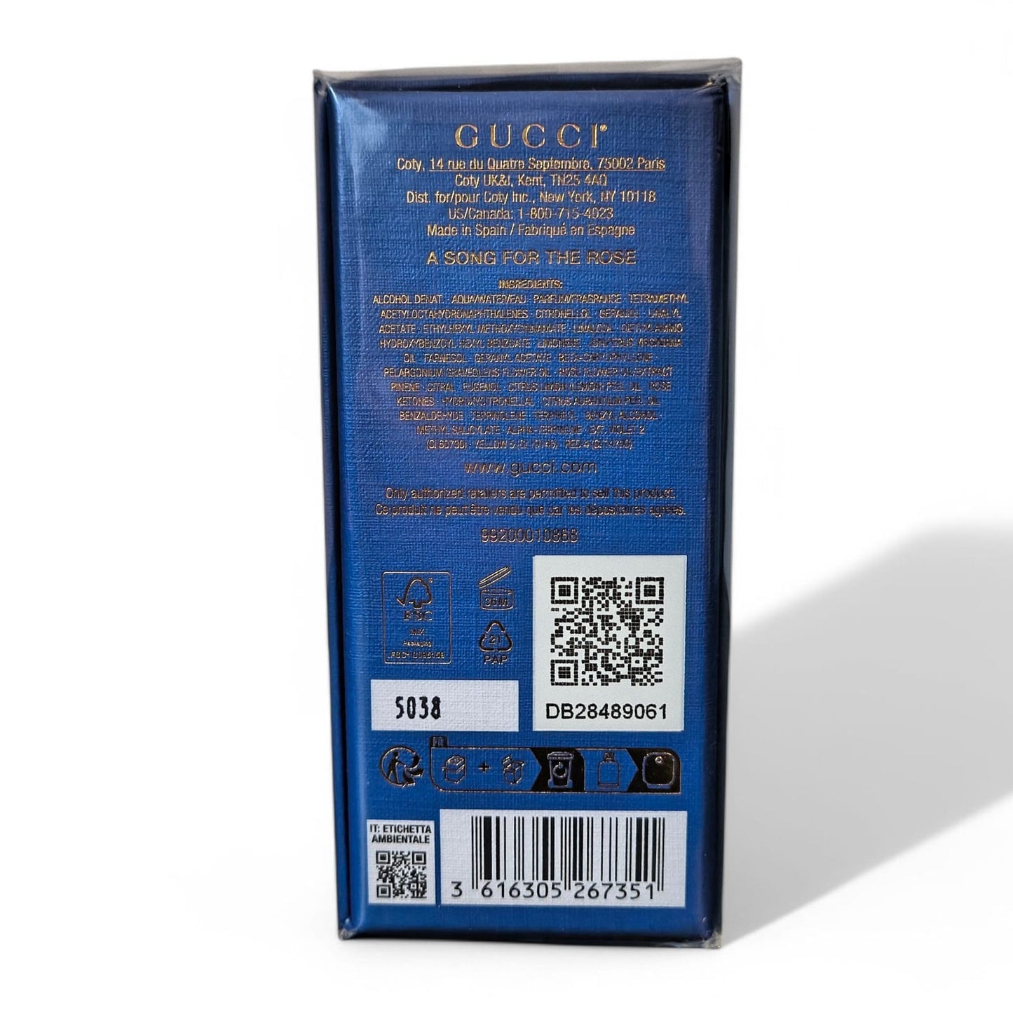 Gucci A Song for the Rose Eau de Parfum Vaporisateur 50ml – Rare & Luxurious image 3
